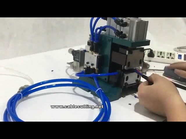 Pneumatic Wire Stripping Twisting Machine WPM-3F+T