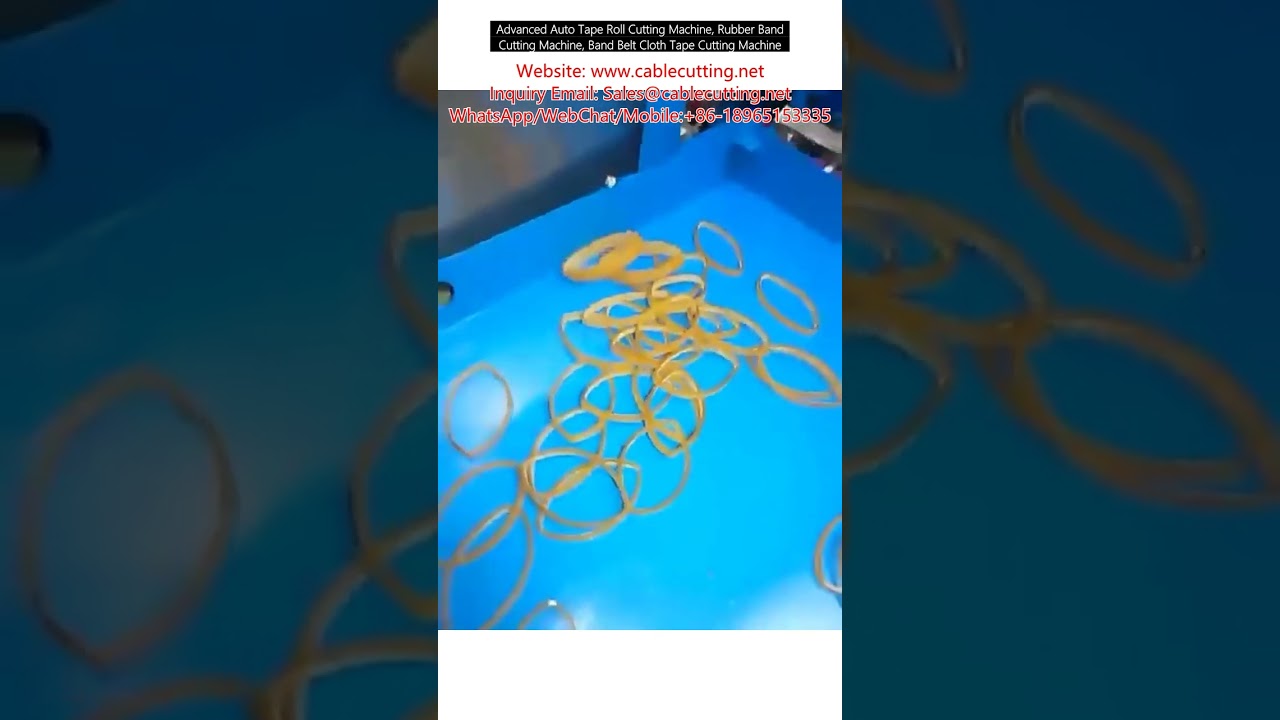 Advanced Auto Tape Roll Cutting Machine, Rubber Band Cutting Machine, Band Belt Cloth Tape Cutting M