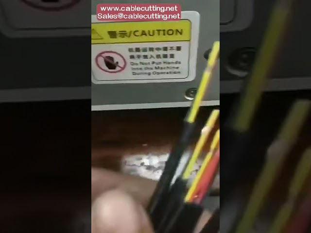 Sheathed wire stripping machine, mutil core, flat, double parallel wires peeling machine, for wire h