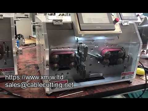16 Wheesl Drive Automatic Multi Core Sheathed Wire Cutting And Stripping Machine 30 Square Pvc Cable