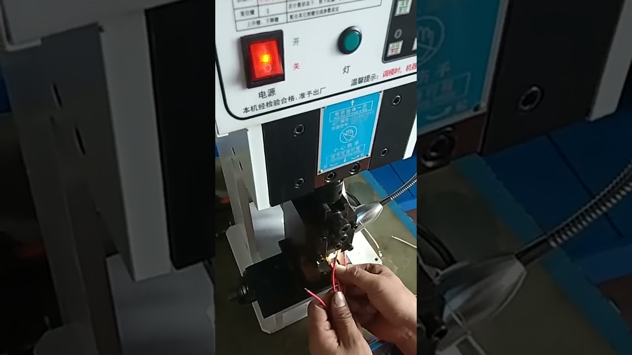 Semi Automatic Ultra Silent Terminal Machine 1 5T   Electric Wire Press, OTP Mold Customized
