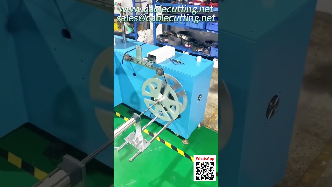 Coil Wires Faster & Neater with Our Industrial Cable Spooling Machine!