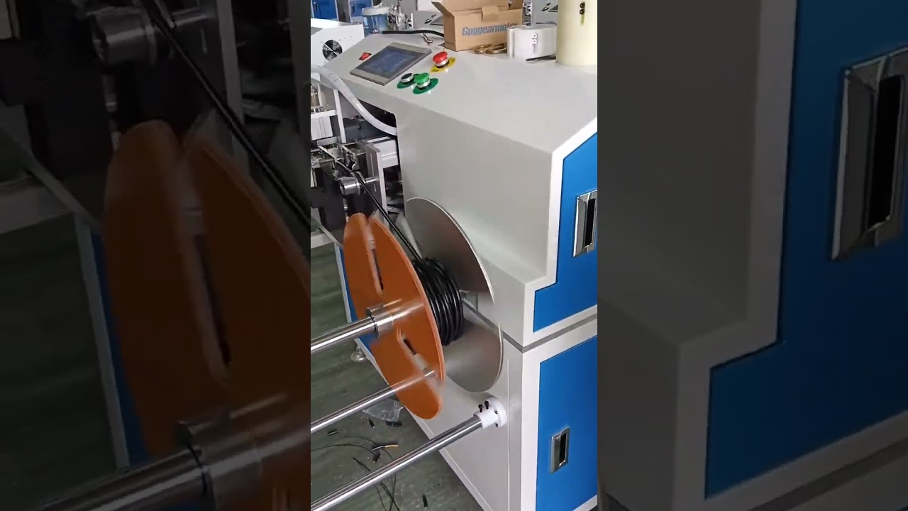 Automatic Meter Counting, Traversing, Stripping, Cutting & Coiling Machine Dual End Stripping