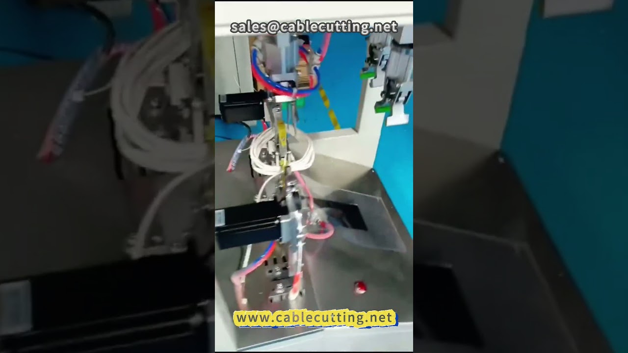 Automatic wire tying machine #winding machine #wire tying machine #wire processing #power cord #conn