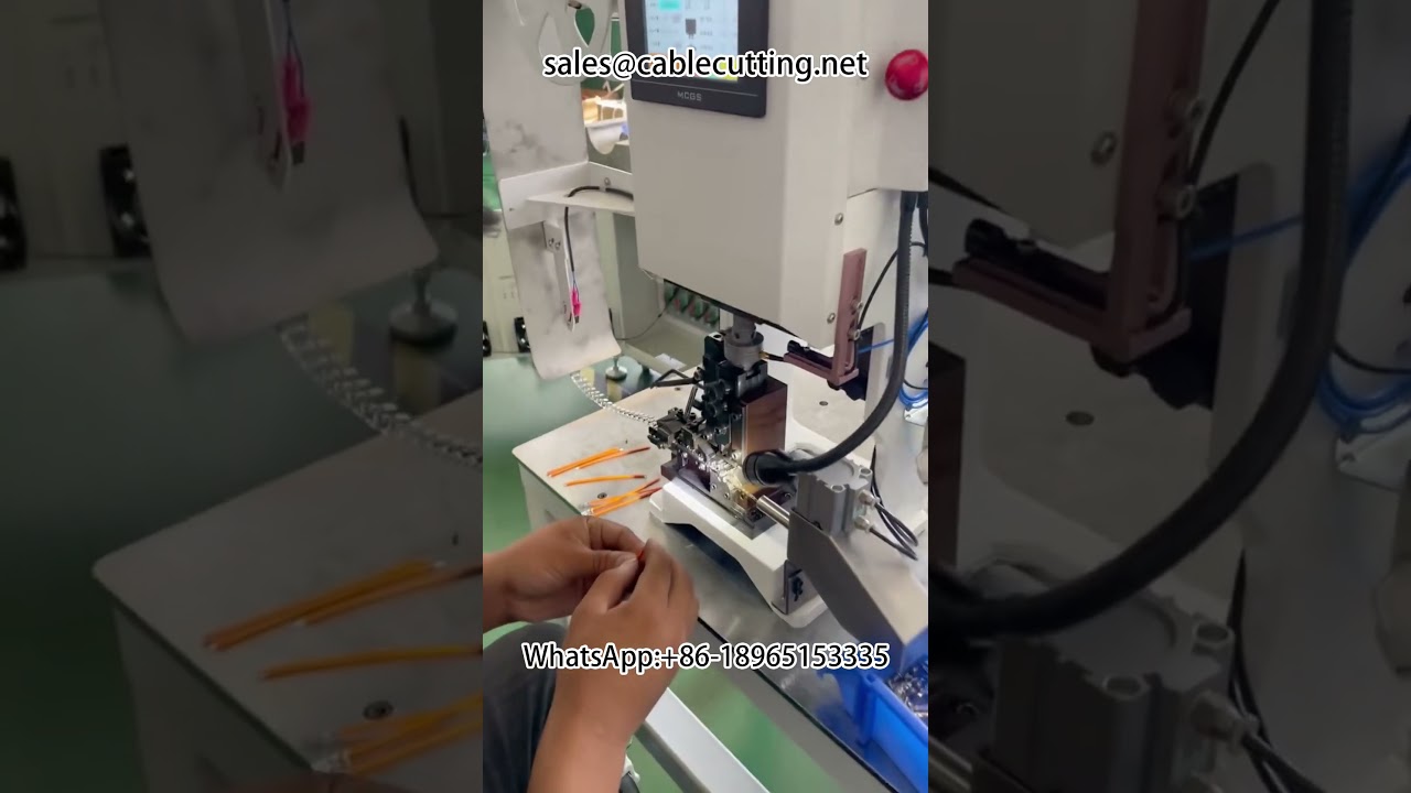 Terminal crimping less core wire alarm self service terminal machine