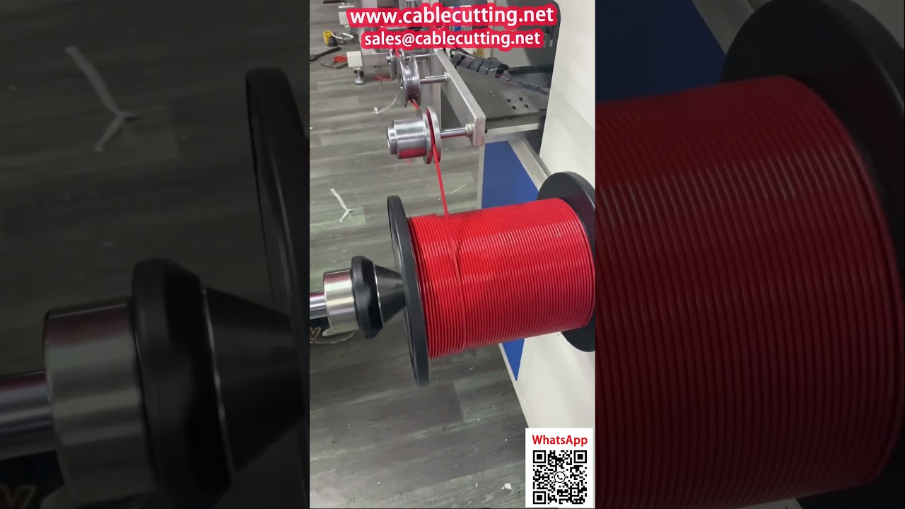 Équipement Automatique de Dévidage, Comptage et EnroulageRembobinage pour Fil et Câble