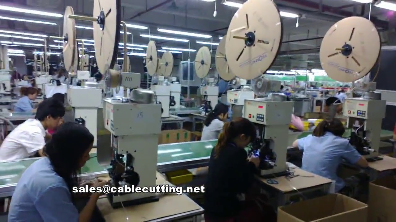 wire stripping& terminal crimping machine