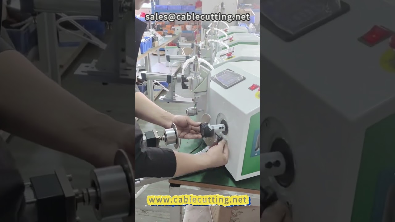97  Automatic sort winding machine # wire processing # winding machine # wire winder