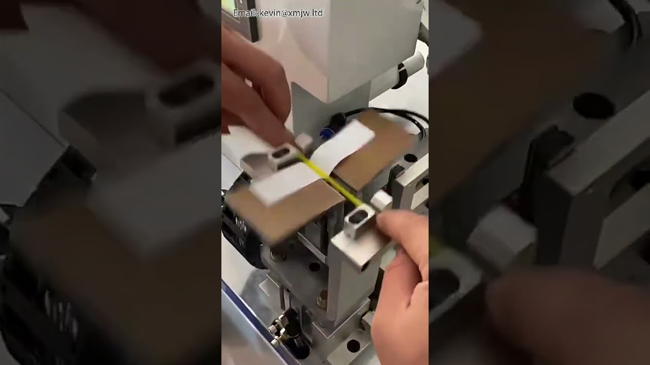 Wire harness Industry electric cable labeling machine power wire harness sticker taping folding mach