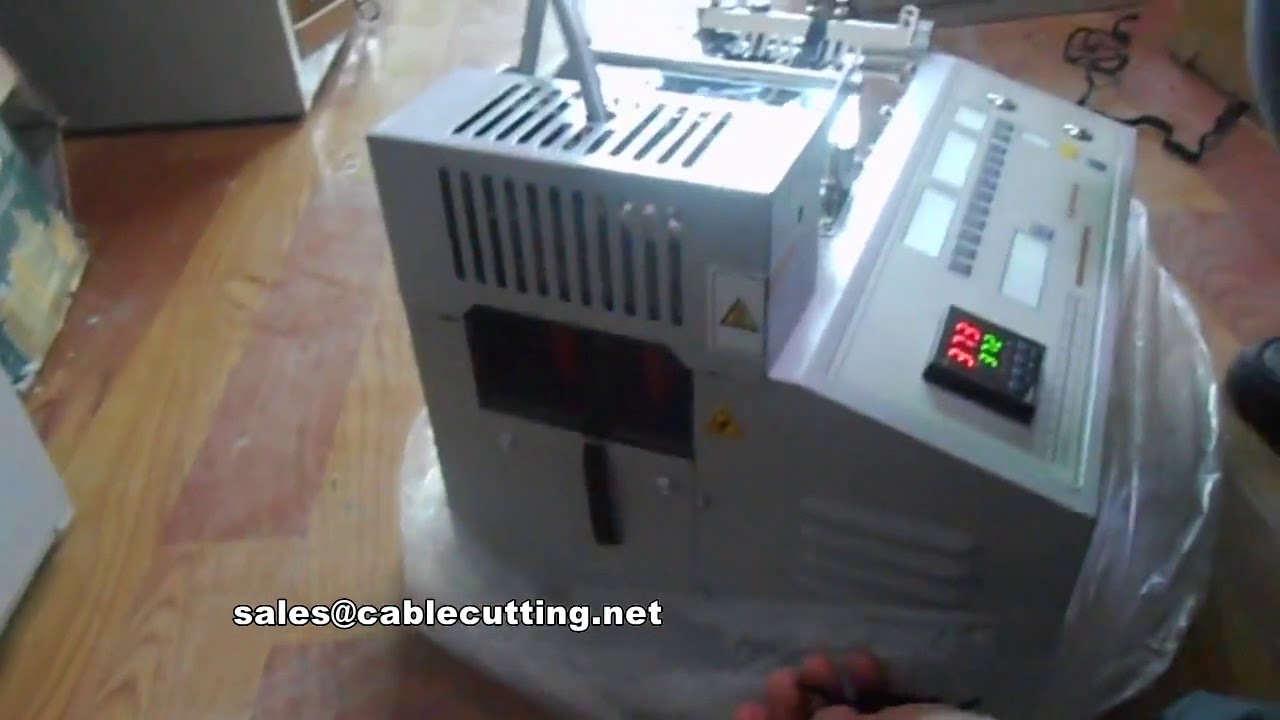 automatic hot cutting ribbon webbing cutting machine