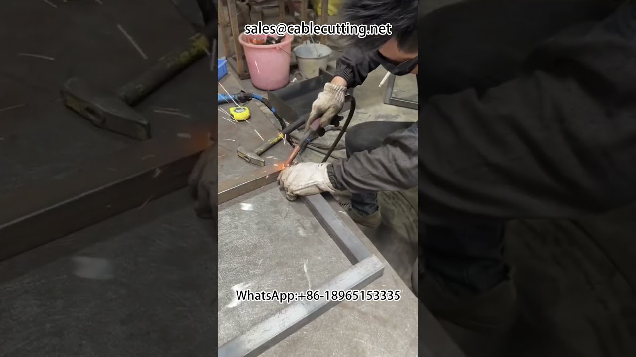 Automatic winding and tying machine #wire processing #wire winding machine #wire and cable #equipmen