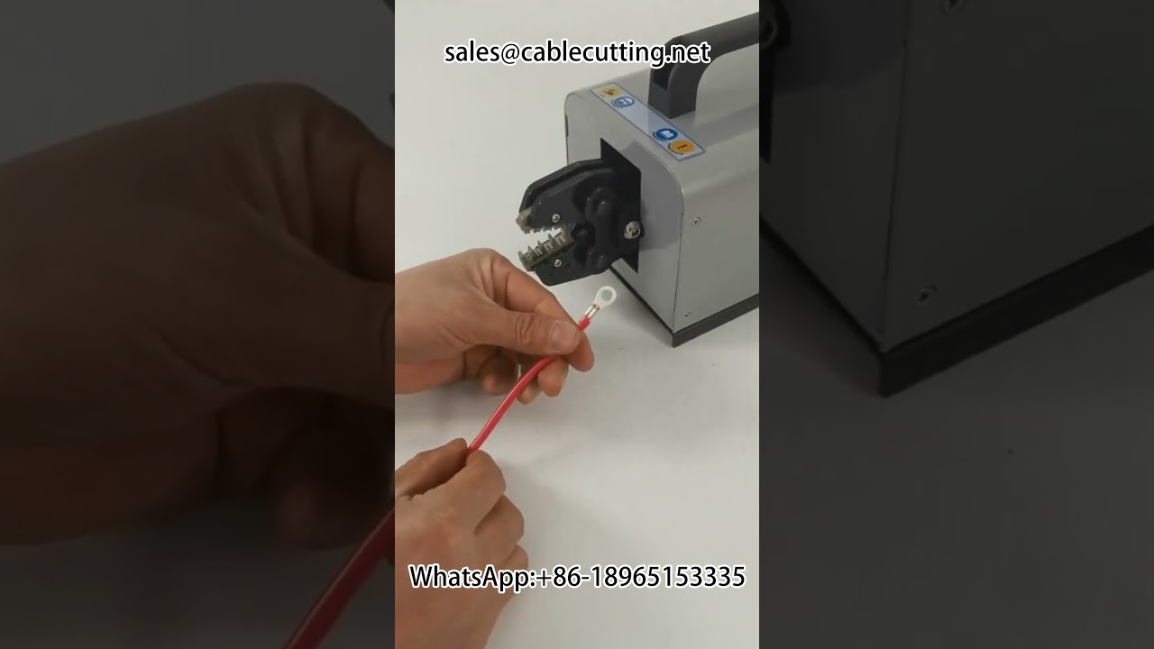 Electric terminal crimping machine #Automation equipment