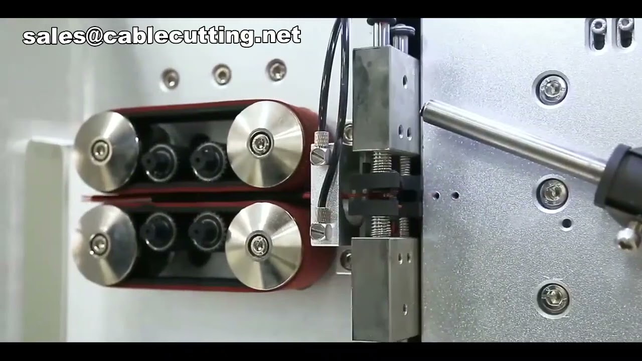 sheathed cable stripping cutting machine with inside wire strip