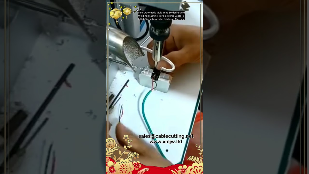 Semi Automatic Multi Wire Soldering And Welding Machine, For Electronic Cable Pcb Usb Semi Automatic