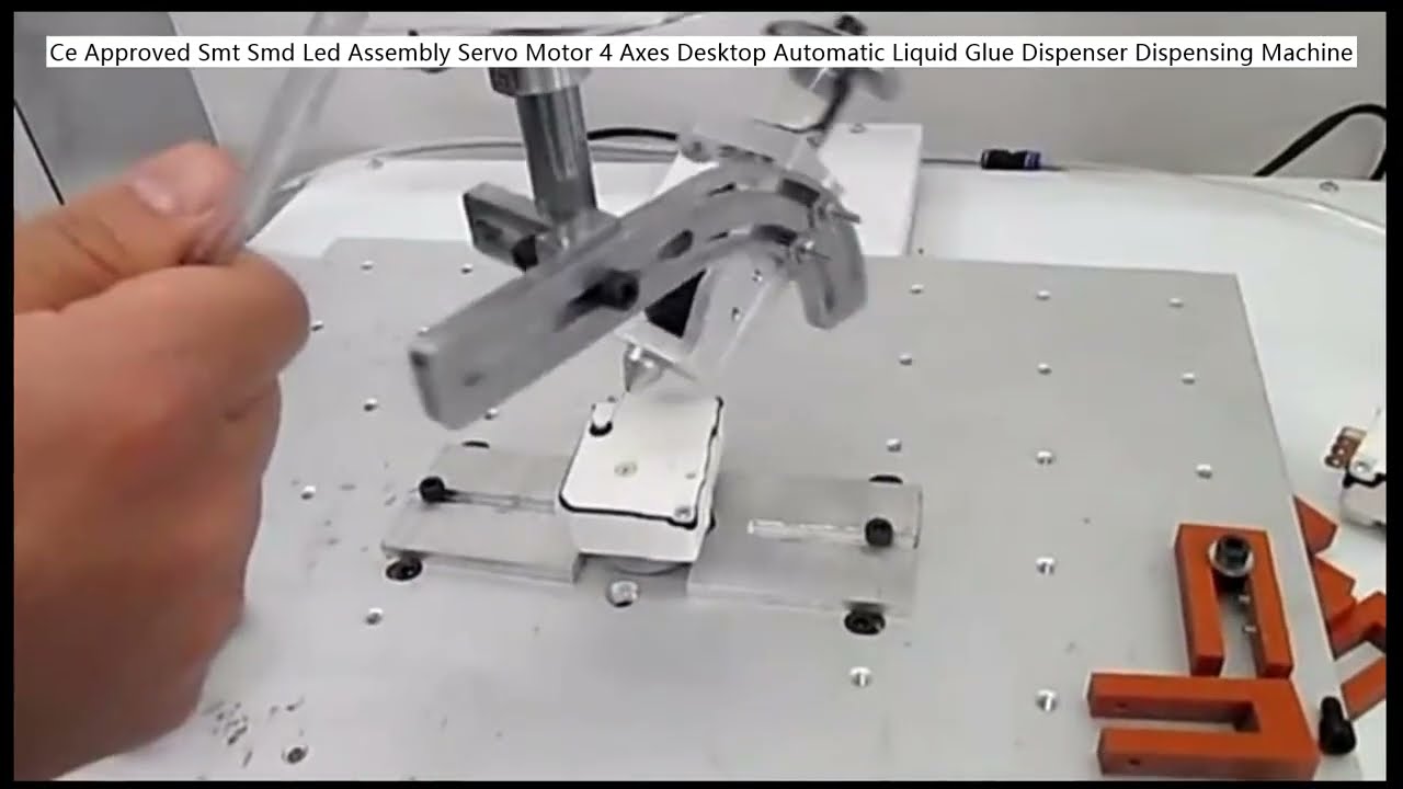 Ce Approved Smt Smd Led Assembly Servo Motor 4 Axes Desktop Automatic Liquid Glue Dispenser